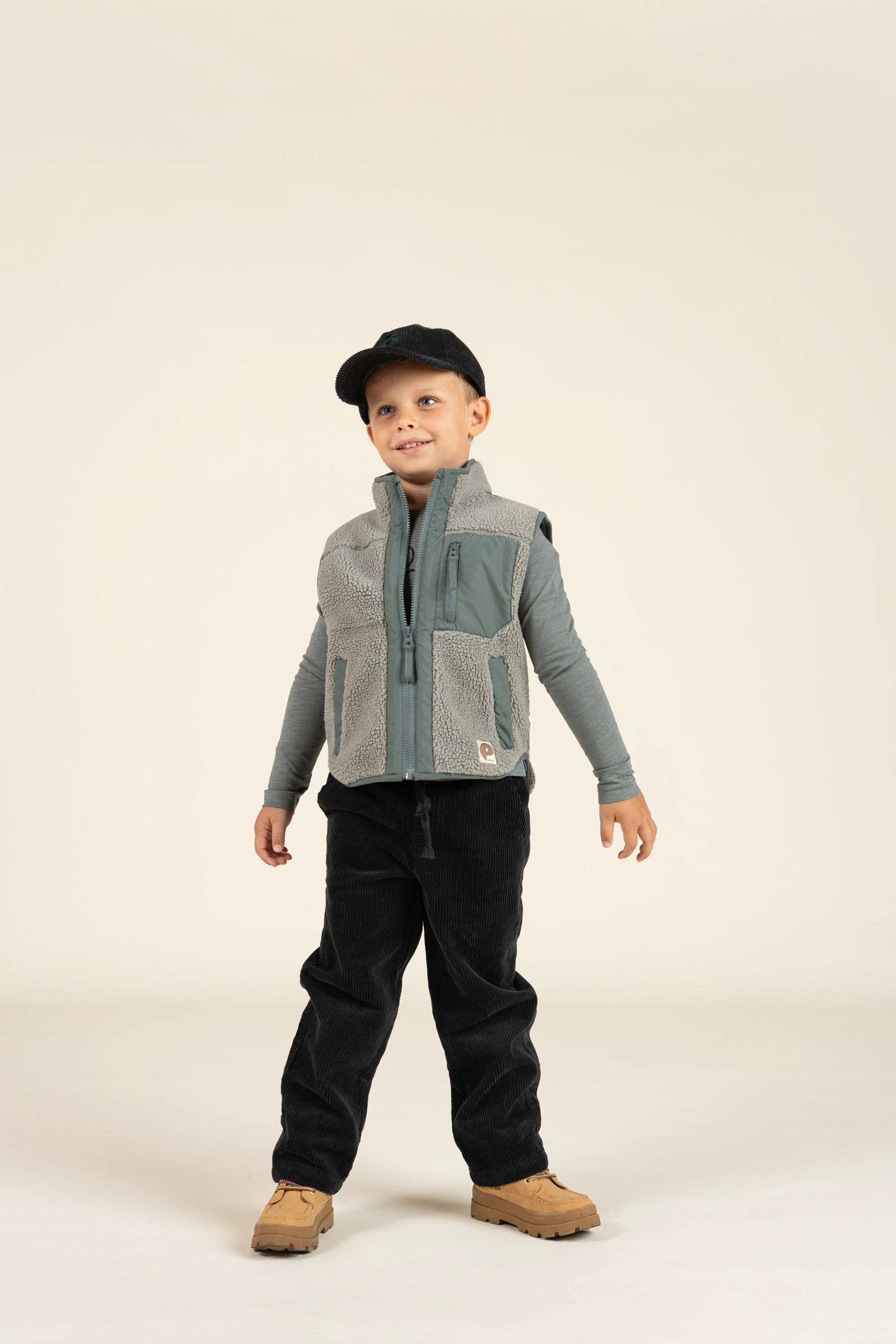 Teddyweste mit Reißverschluss - All - Dusty Green | 100635 Elliot - Image 8