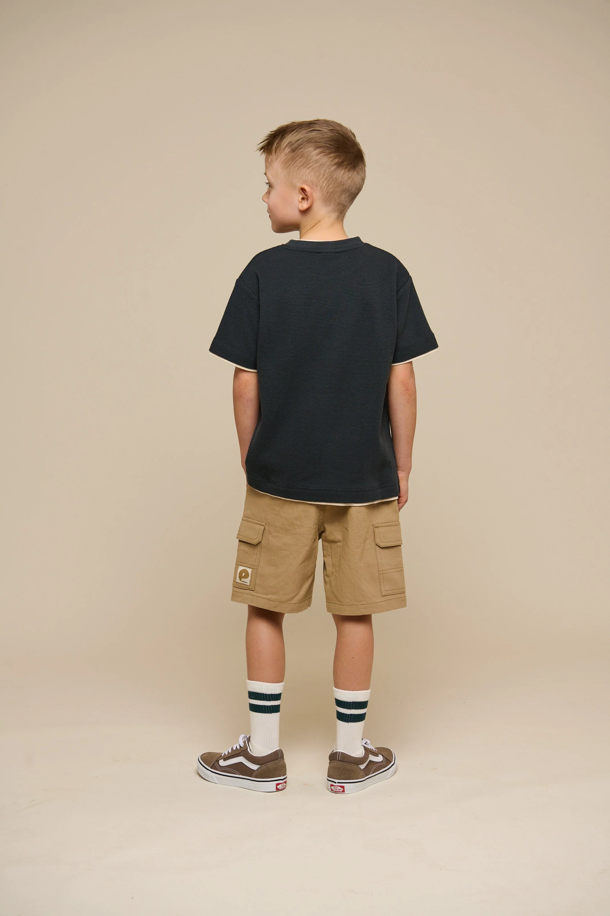 Texturiertes T-Shirt - Tween - Forest Green | 100714 Malthe - Image 5