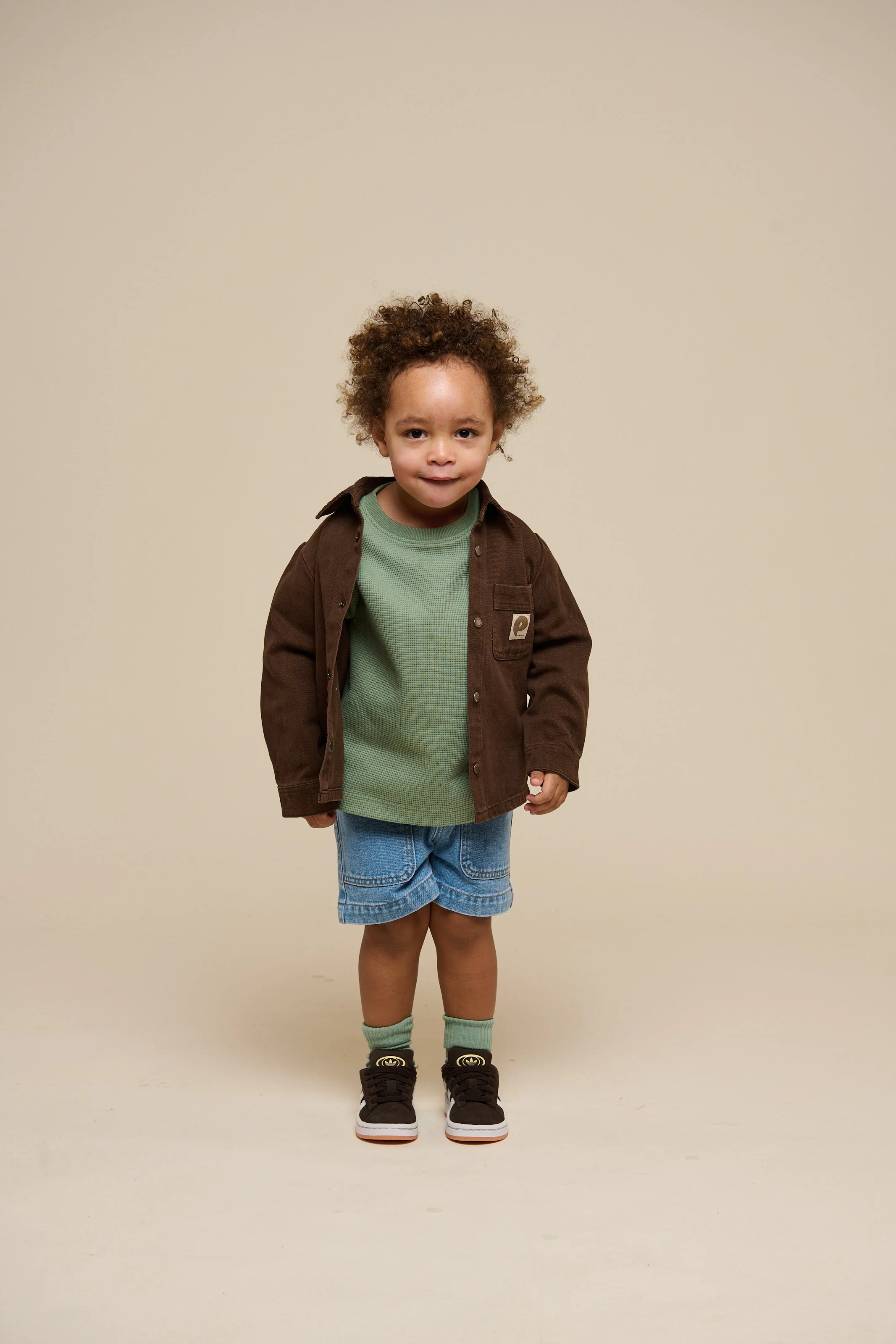 Twill-Über Hemd - Kids - Chocolate | 100610 Carter - Image 2