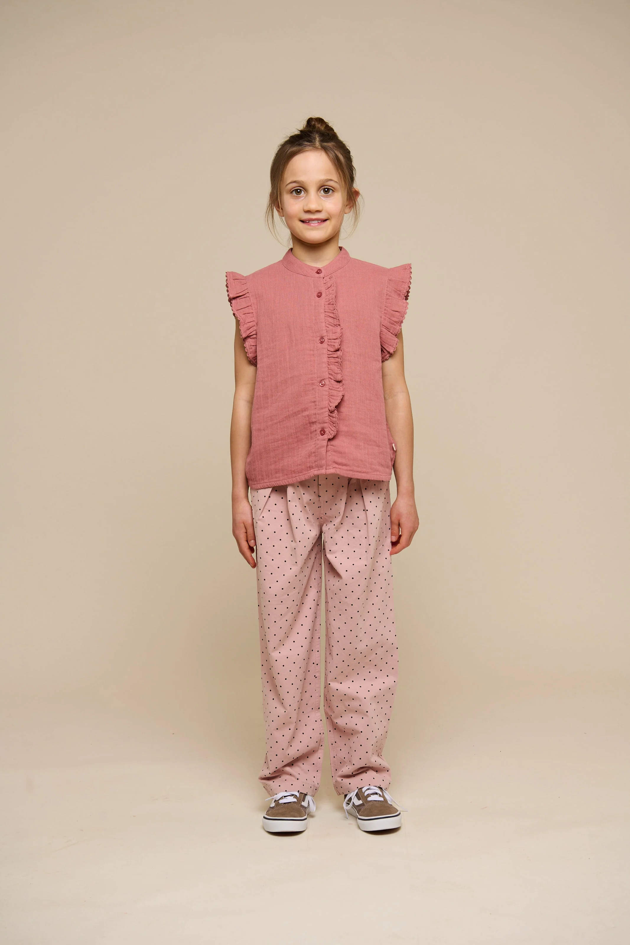 Twill-Hose mit Punkten - Tween - Rose | 100613 Iris - Image 2