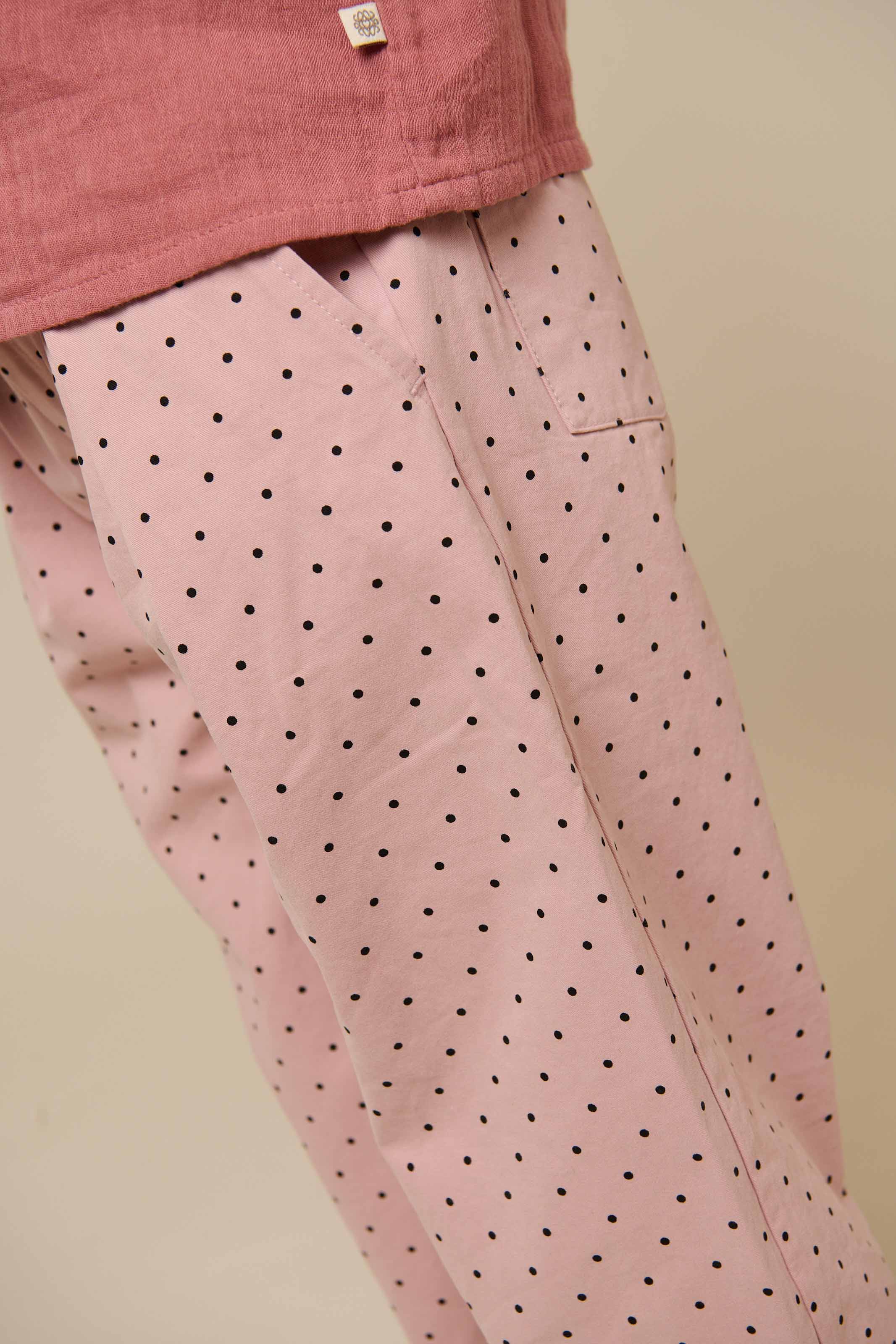 Twill-Hose mit Punkten - Tween - Rose | 100613 Iris - Image 4