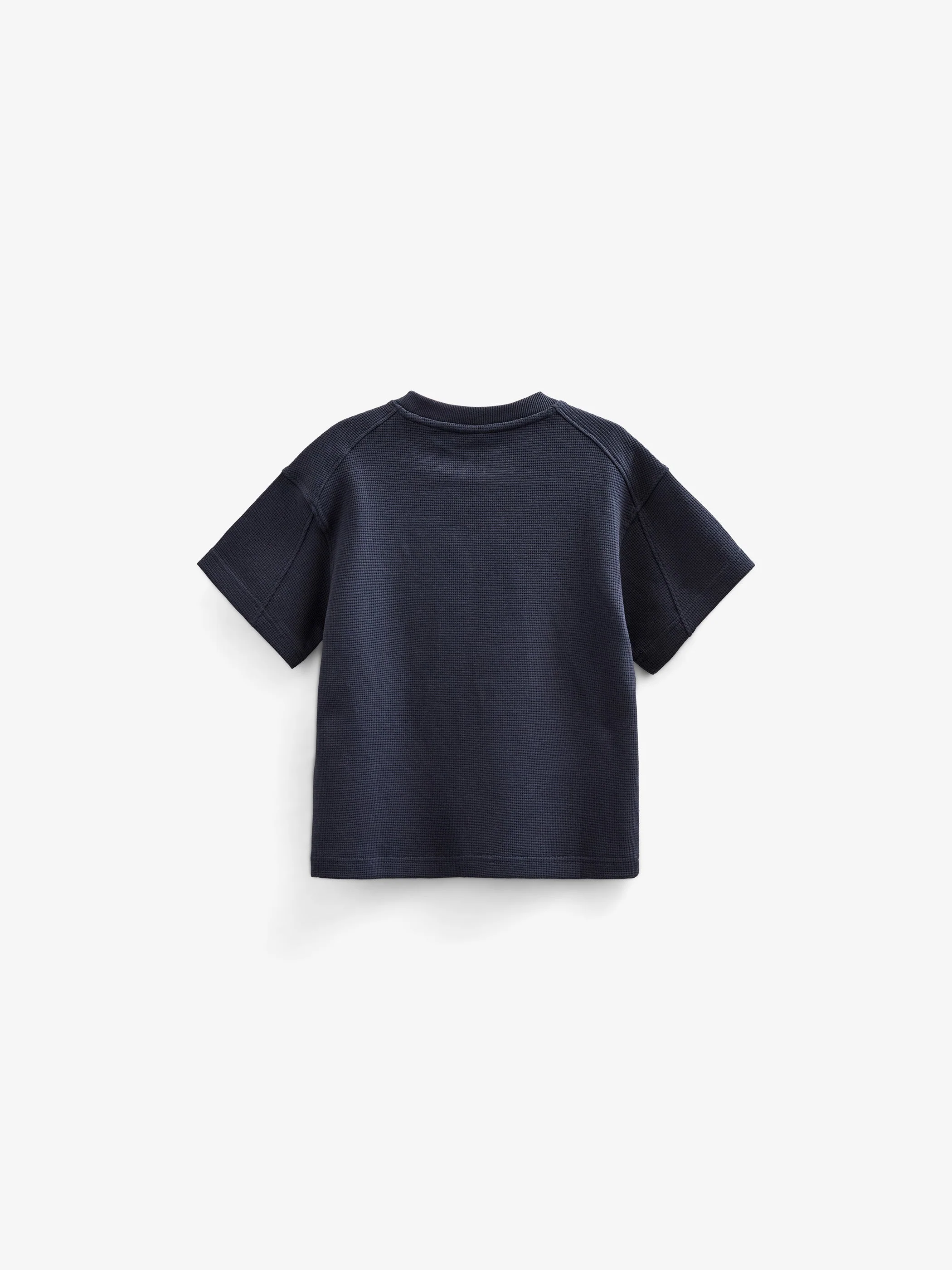 Waffel T-Shirt - Tween - Navy | 101153 Evan - Image 2